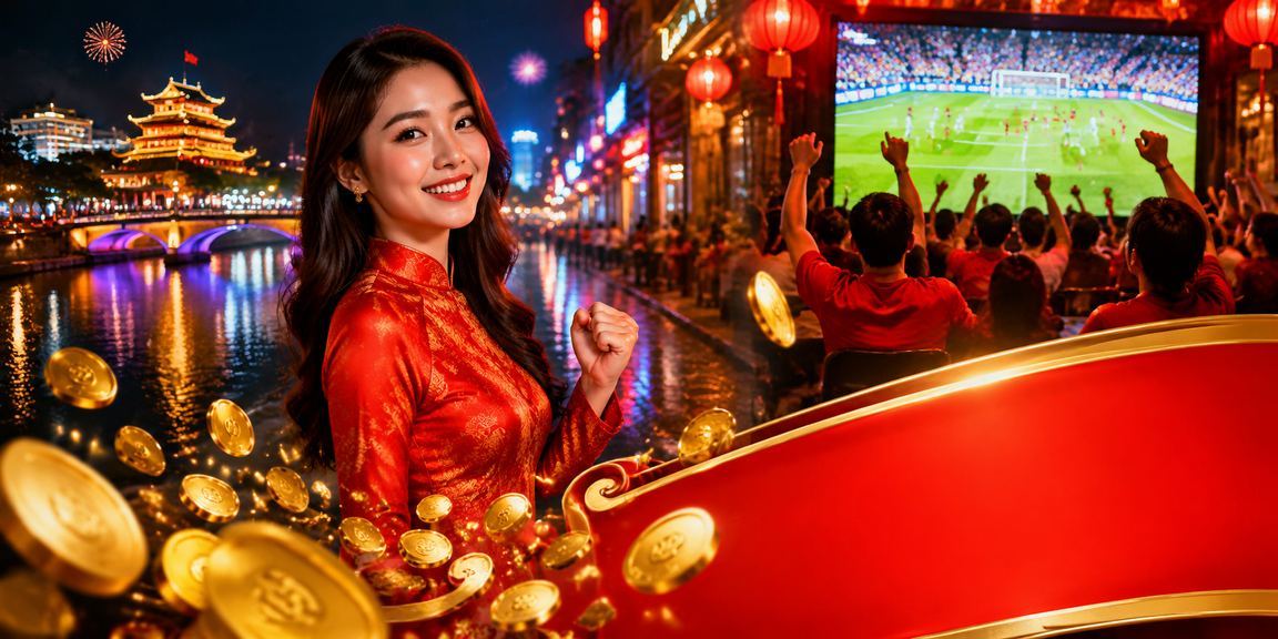 Khung cảnh casino neon lung linh tại Huế, phản ánh trải nghiệm giải trí trực tuyến trên mc4