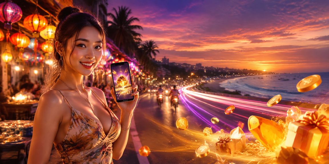 Buổi tối tại chợ đêm Mũi Né – người dùng trải nghiệm casino di động và kiểm tra bonus trên điện thoại
